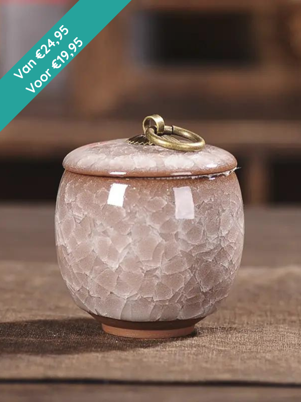Mini urn - Diamant roze 